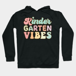 Hippie Kindergarten Vibes Teacher Kids 1st Day Of School Hoodie